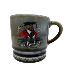 Vintage Wade Irish Porcelain Finn MacCool Folk-Art Mug 3″ Made in Ireland